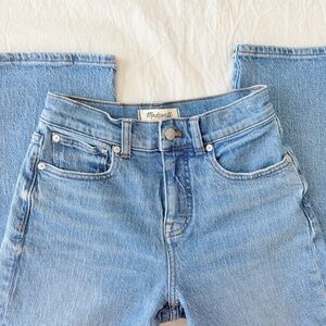 Vintage Madewell Women's Light Blue 90s Straight Leg Jeans